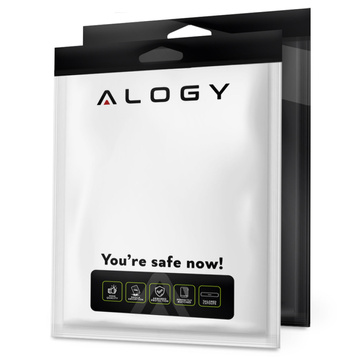 Etui do Samsung Galaxy Tab A9 2023 8.7" X110 / X115 obudowa na tablet Case Alogy Book Cover Szare + SZKŁO HARTOWANE