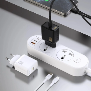 Ładowarka Dudao A26 PD20W GaN USB-C | Szybkie ładowanie Power Delivery - Czarna