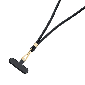 Universelles Smartphone-Lanyard 3mk EasyClip Elite Schwarz (Gold)