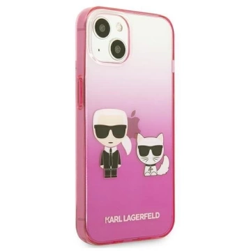Karl Lagerfeld KLHCP13STGKCP iPhone 13 mini 5,4" Hardcase pink / pink Gradient Ikonik Karl