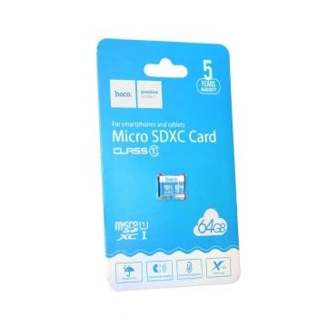 HOCO MicroSD-Speicherkarte, 64 GB, Klasse 10, schnelles Lesen, 95 MB/s
