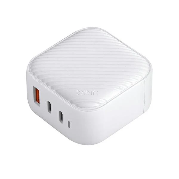 UNIQ Wandladegerät Verge Pro 66W Gan USB-C weiß/wolkenweiß