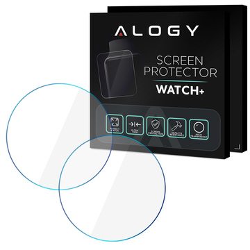 2x Alogy Tempered Glass für 9H Display für Huawei Watch GT 3 46mm