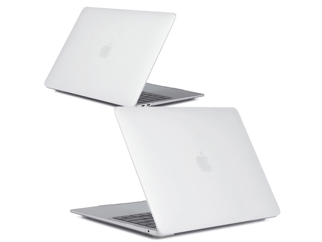Etui Alogy Hard Case mat do Apple MacBook – Air 13 2021 2020 M1 2019 2018 A2337 A2179 A1932 Biały