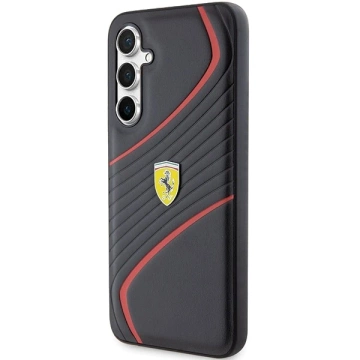Etui Ferrari FEHCS23FEPTWK für Samsung Galaxy S23 FE S711 czarny/black hardcase Twist Metal Logo
