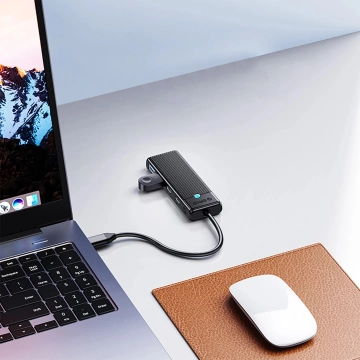 Hub USB-C Orico PAPW4A-C3 stacja 4x USB-A 3.0 5Gbps Czarny