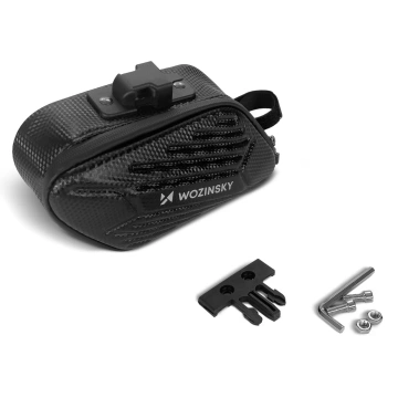 Wozinsky Fahrradsatteltasche wasserdicht 1,5 l schwarz (WBB27BK)