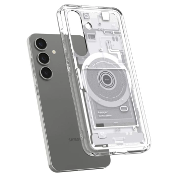 Etui ochronne do Galaxy S25 zero one white Spigen Ultra Hybrid MagSafe 