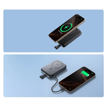 Powerbank Joyroom JR-PBM11 10000 mAh 22.5 W Qi2 MagSafe ze stojakiem – czarny