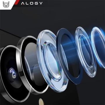 Szkło do Samsung Galaxy Z Fold 6 nakładka na aparat obiektyw obiektywy aparatu Alogy Lens Protector PRO+ Szkło Hartowane