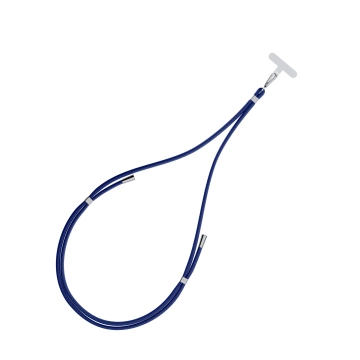 Universelles Smartphone-Lanyard 3mk EasyClip Dunkelblau (Silber)