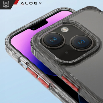 Alogy Protective Case Schutzhülle für Apple iPhone 14 Schwarz und transparent