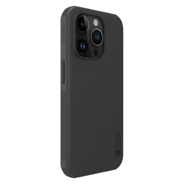 Nillkin Super Frosted Shield Pro Magnetische Hülle für iPhone 15 Pro – Schwarz
