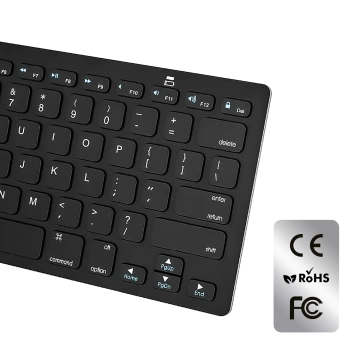 Klawiatura Bezprzewodowa Bluetooth BT 3.0 uniwersalna do iPad iMac iOS Android Windows slim Czarna