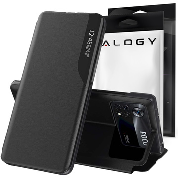 Handyhülle Alogy Smart View Cover Leder Flip Wallet für Xiaomi Poco X4 Pro 5G