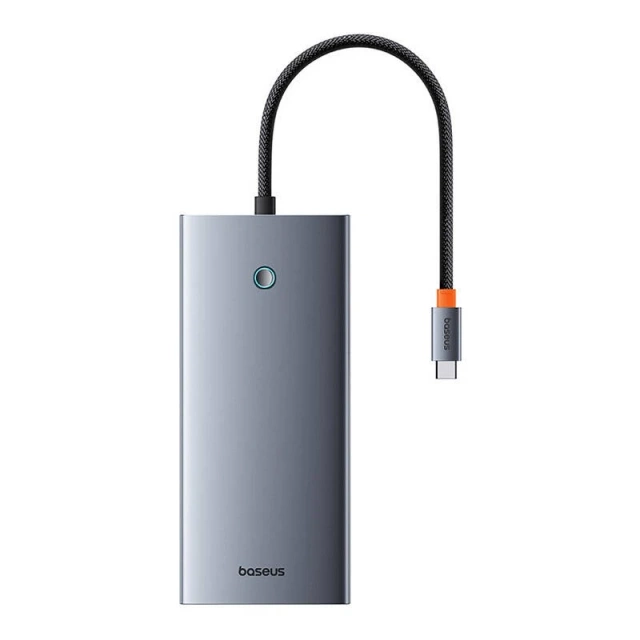 Hub 13w1 Baseus PortalJoy USB-C HDMI+DP+VGA+C+USB+PD+RJ45 Szary