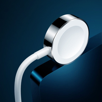 Induktives Ladekabel 120cm UltraBoost Magnetisches Ladekabel für Apple Watch Weiß