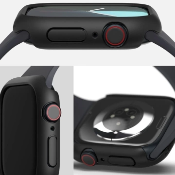 2x ETUI DO APPLE WATCH 10 (46MM) PRZEZROCZYSTE & CZARNE RINGKE SLIM 2-PACK