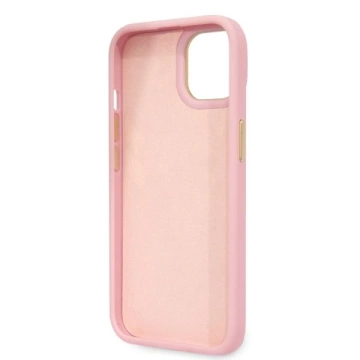 Handyhülle Guess GUHCP14MHGCRHP für Apple iPhone 14 Plus 6,7" rosa/rosa Hardcase Croco Collection