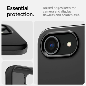 Etui do iPhone 16e Spigen Thin Fit Mag MagSafe Black