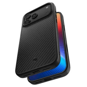 Etui do iPhone 17 Pro Max Spigen Enzo Aramid ”T” Mag MagSafe Black