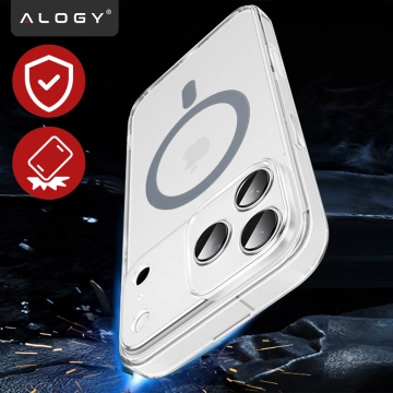 Etui do Apple iPhone 17 Pro – matowa obudowa do MagSafe z ochroną obiektywu, smukłe i odporne na zarysowania, idealne dopasowanie – Alogy Skinny MatteCase™ Białe + 2x Szkło Hartowane