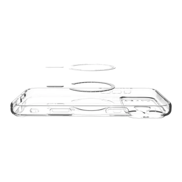 Etui do iPhone 17 Pro Spigen Ultra Hybrid Mag MagSafe Clear/Graphite