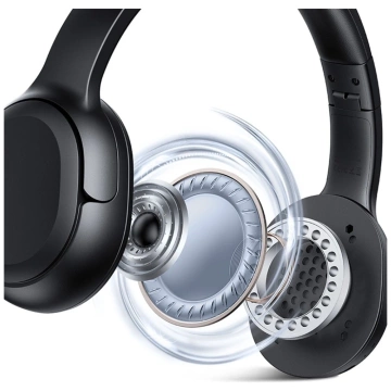 Słuchawki Bluetooth 5.3 USAMS Yun Series Nauszne Czarne
