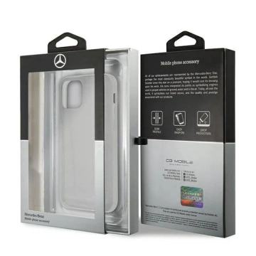 Etui ochronne Mercedes MEHCP12SCLCT do Apple iPhone 12 Mini 5,4" clear hardcase Transparent Line