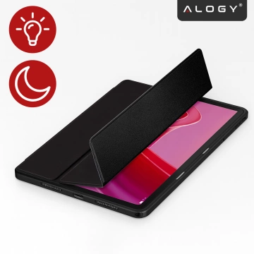 Etui do Lenovo Tab 10.1 TB-311, Smukłe Ochronne z Klapką, Składana Okładka Slim, Alogy BookGuard™ – Czarne