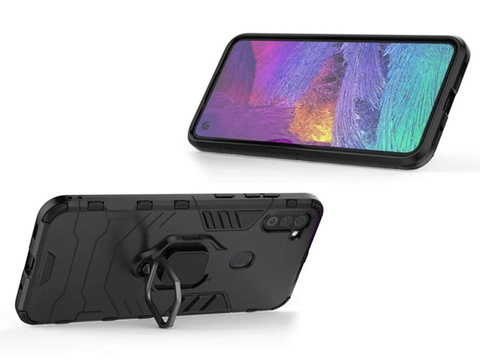 Etui Alogy Stand Ring Armor do Samsung Galaxy M11/ A11 czarne