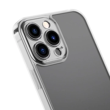 Baseus Mattglas Case Cover für iPhone 13 Pro Max Hardcover mit Gelrahmen transparent (arws000802)