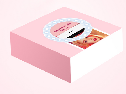 Selfie-Ringlicht LED RK-14 blau