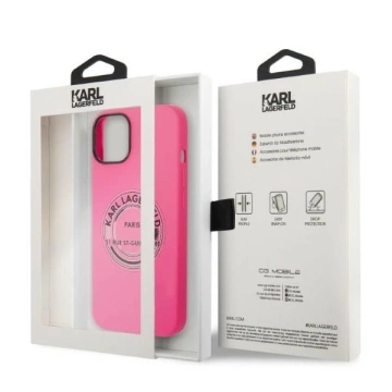 Etui Karl Lagerfeld KLHCP14MSRSGRCF do Apple iPhone 14 Plus 6,7" hardcase Silicone RSG