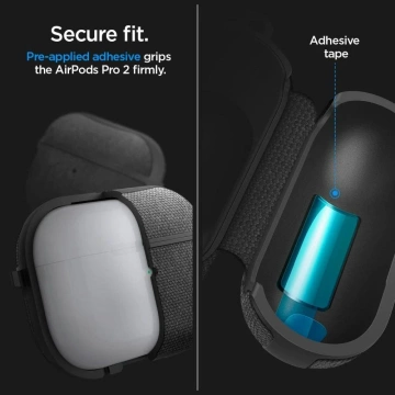Spigen Urban Fit Schutzhülle für Apple AirPods Pro 1/2 Schwarz