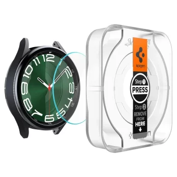 Szkło hartowane Spigen Glas.tr ”Ez-Fit” 2-Pack do Samsung Galaxy Watch 6 Classic (47 mm) Clear