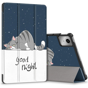 Etui do Lenovo Tab K11 / K11E 11” M11 10.95" TB330FU / TB330XU / TB331FC obudowa na tablet Case Alogy Book Cover Sleeping Cat + Szkło + Rysik