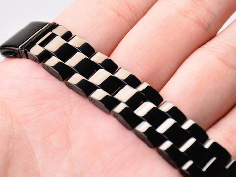 Alogy Edelstahlarmband für Xiaomi Mi Band 5 Schwarz 5x Alogy Folie