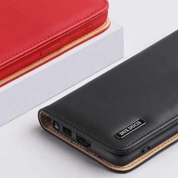 Etui ochronne Dux Ducis Hivo do Samsung Galaxy S23+ pokrowiec z klapką portfel podstawka blokada RFID Czarne