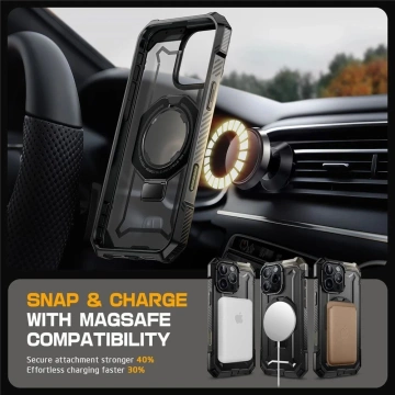Etui Supcase UB Grip Mag Magsafe für iPhone 16 Pro Schwarz