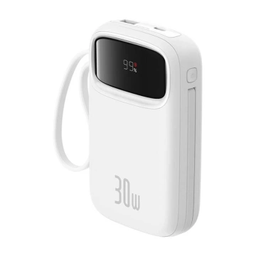 Baseus QPow 2 10000 mAh 30 W Powerbank Weiß