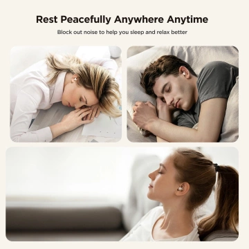 Słuchawki TWS Joyroom JR-TS1 Cozydots Series Bluetooth 5.3 ANC – Czarne