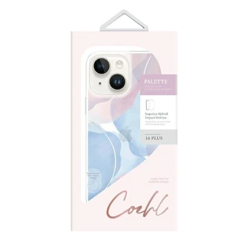 Etui na telefon UNIQ Coehl Palette do Apple iPhone 14 Plus 6,7" niebieski/dusk blue