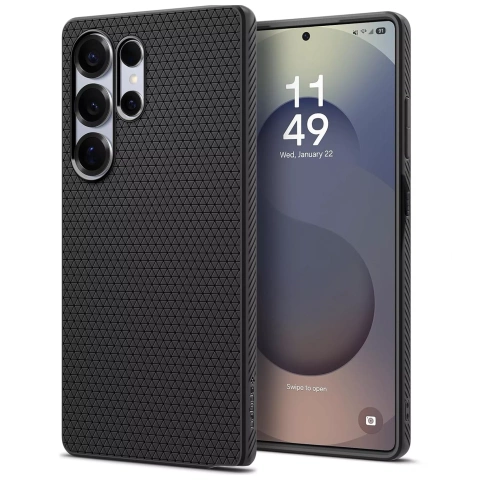 Etui do Samsung Galaxy S25 Ultra obudowa ochronna Spigen Liquid Air Matte Black
