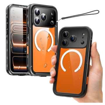 Alogy HydroArmor™ IP68 Hülle für Apple iPhone 17 Pro Max 6,9" - Schwarz