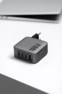 Forcell GaN 100W 3xUSB-C 1xUSB-A PD QC SFC-Wandladegerät