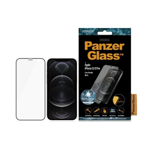 Szkło hartowane do iPhone 12/12 Pro PanzerGlass E2E Super+ Antibacterial