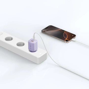 Ładowarka Sieciowa 2xUSB Tech-Protect NCM33 33W PD QC3.0 Fioletowa