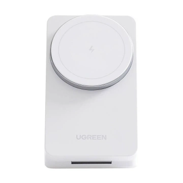 Ładowarka Indukcyjna 2w1 Ugreen W528 20W MagSafe iPhone AirPods Biała