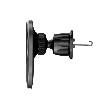 Uchwyt samochodowy indukcyjny magnetyczny MM15W-V1 Magnetic MagSafe Vent Car Mount Wireless Charger 15W do kratki Czarny